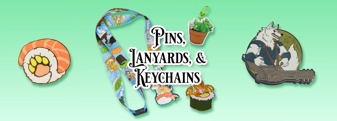 Pins Lanyards Keychains