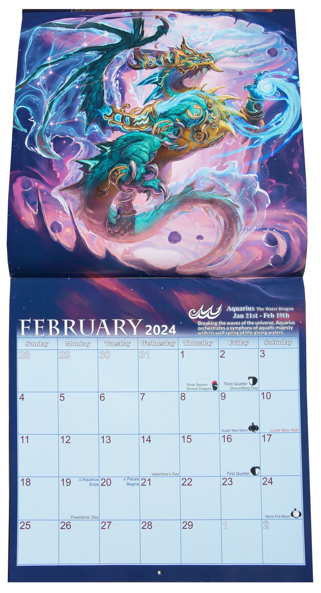 2024 Zodiac Dragons Calendar