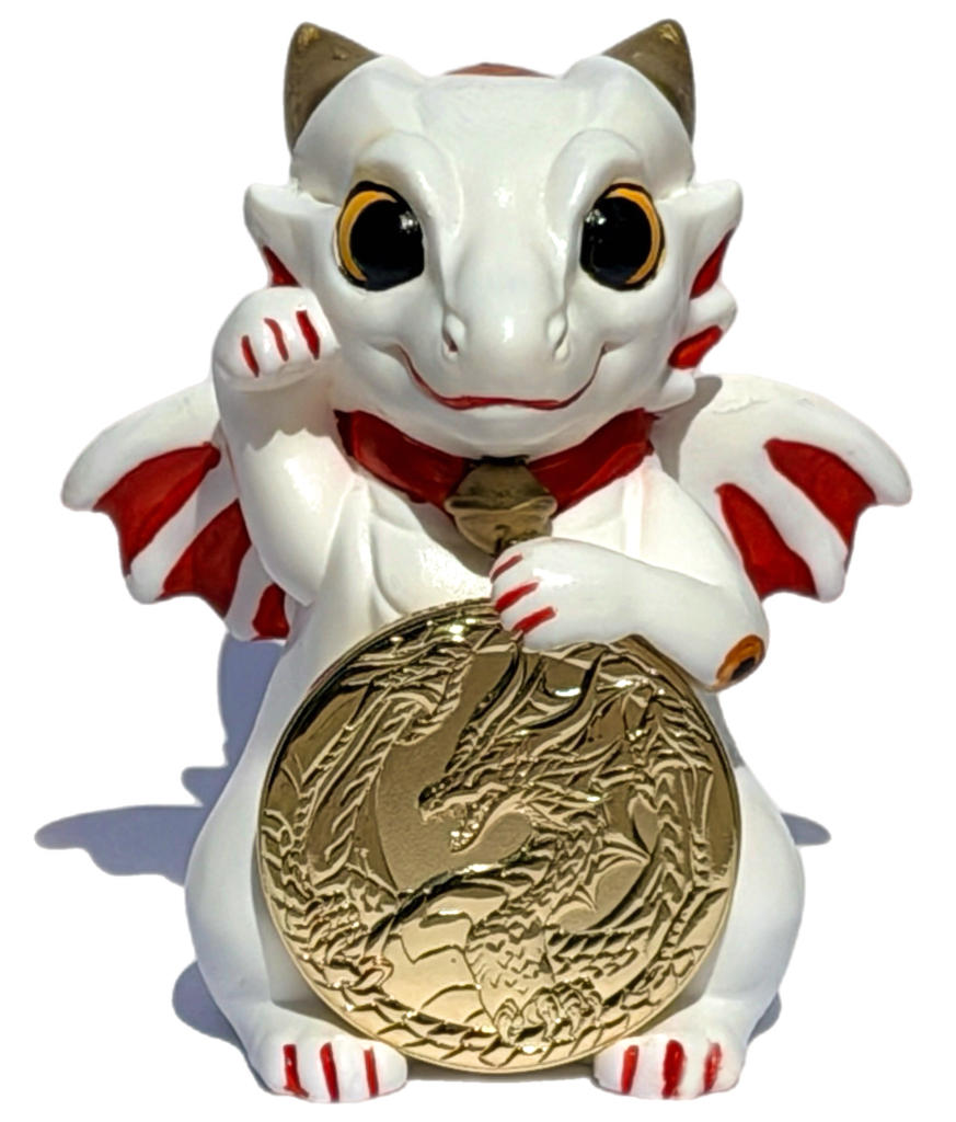 Lucky Dragon Figurine – SixthLeafClover Studios