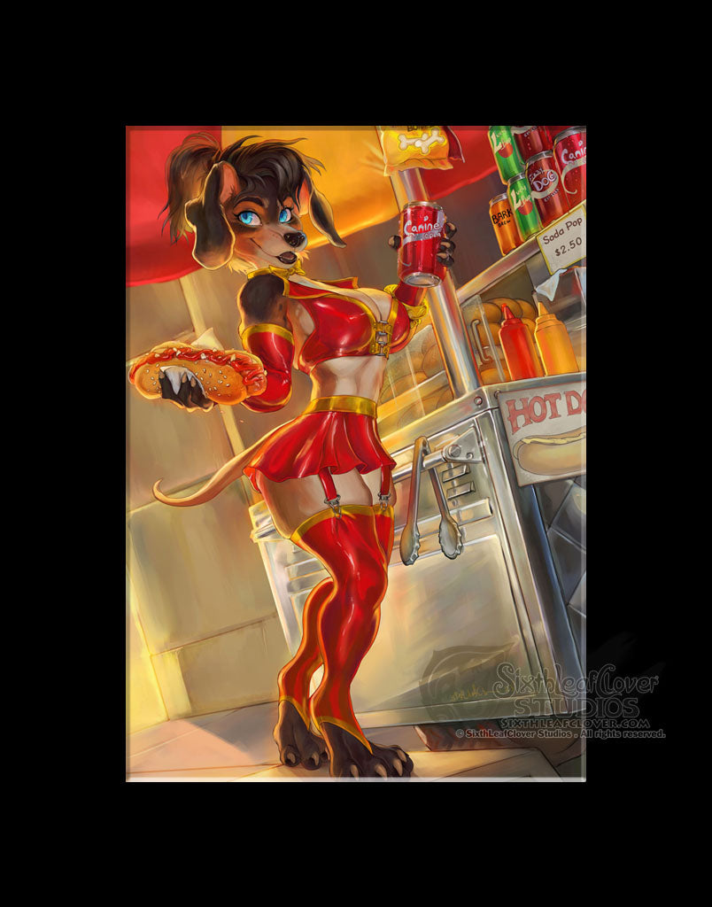 The Hot Dog Lady Latex Edition (Mature)
