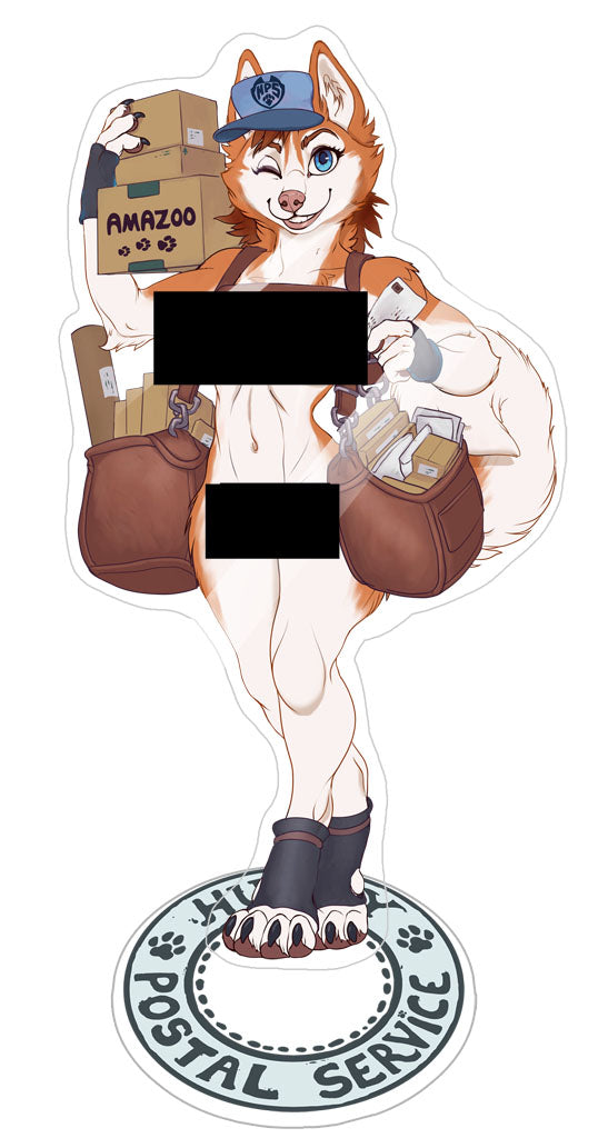 Package Dog NSFW Standee