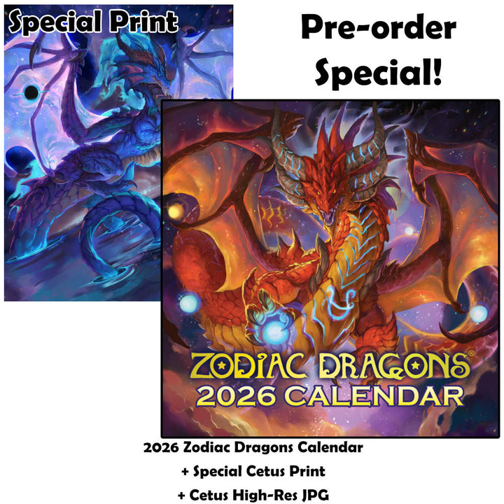 2026 Zodiac Dragons Calendar