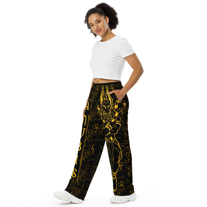 Anubis Character unisex wide-leg pants