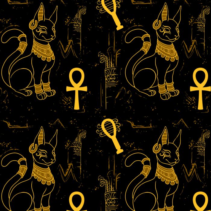 Bastet unisex wide-leg pants