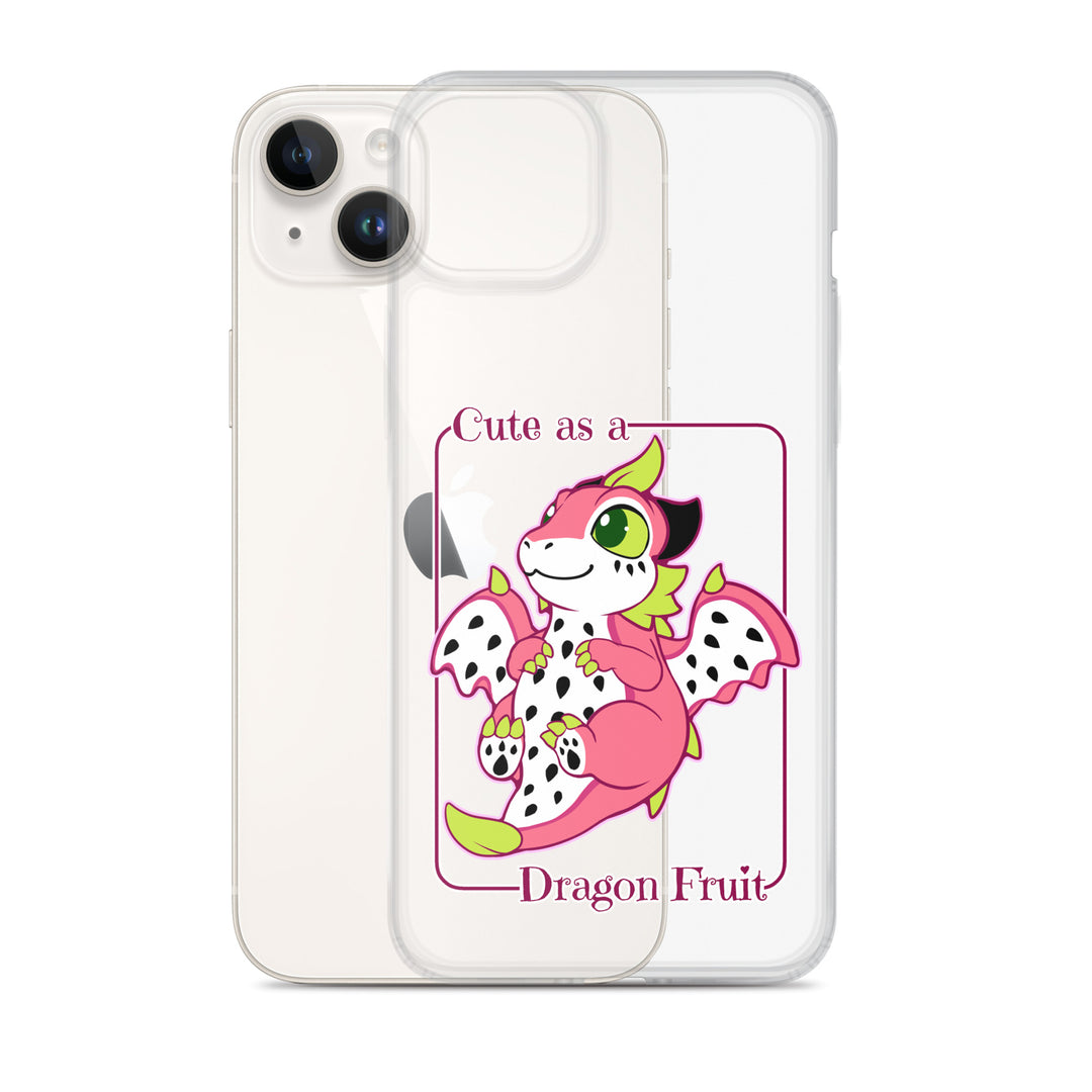 Cute as a Dragon Fruit Clear Case for iPhone®