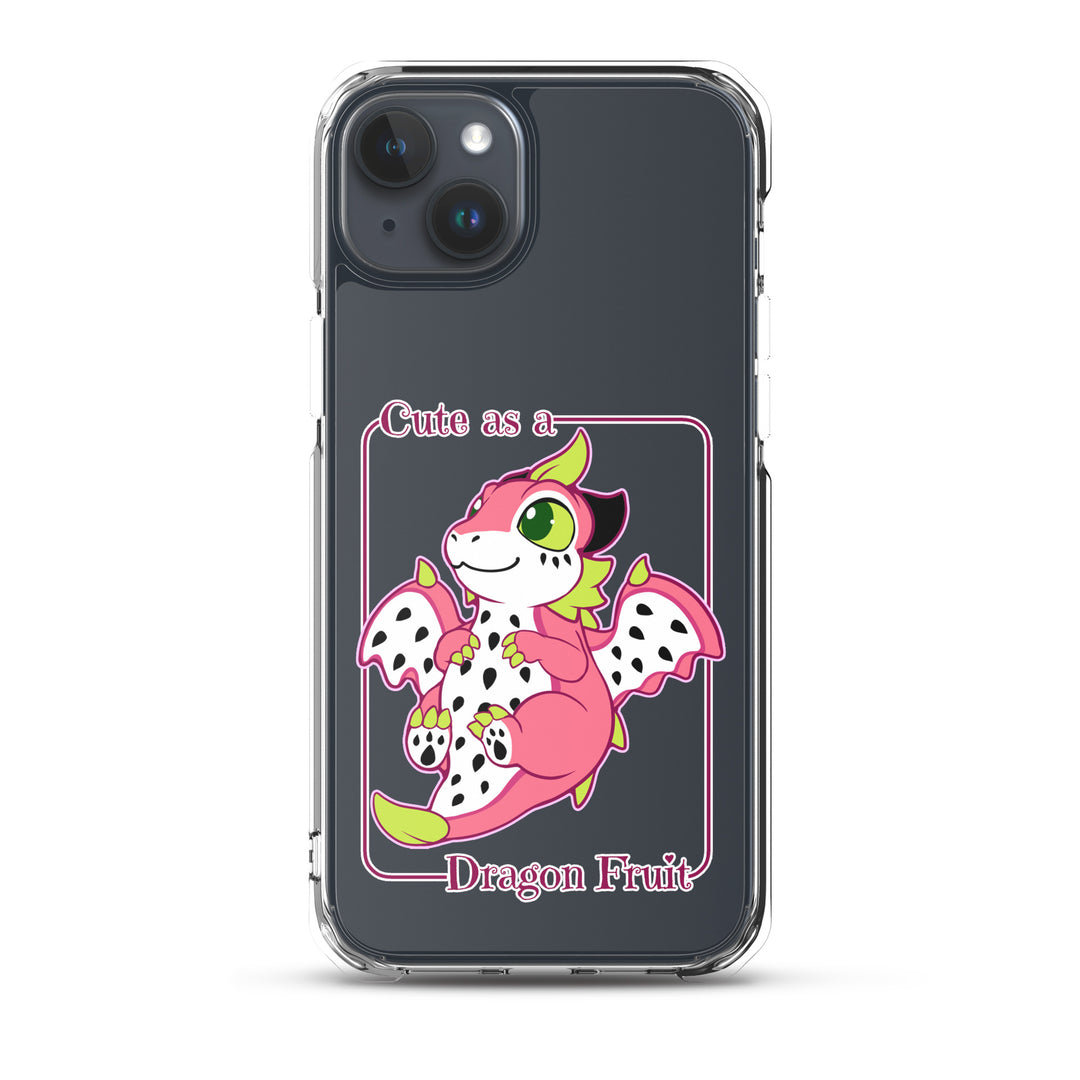 Cute as a Dragon Fruit Clear Case for iPhone®