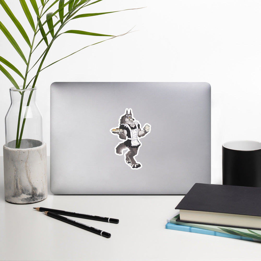 Cray Werewolf Maid Die-Cut Sticker
