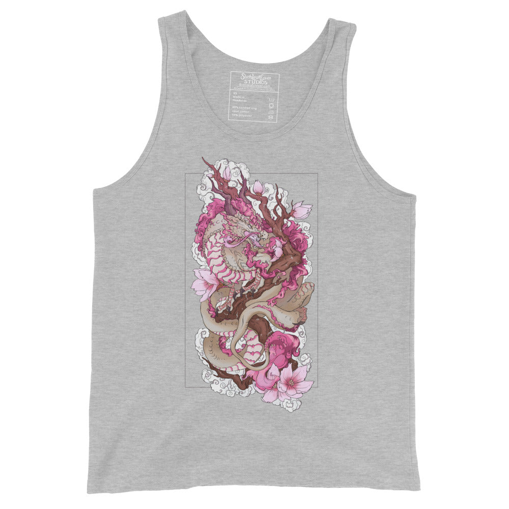 Wild Sakura Dragon Tank Top