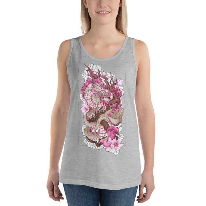 Wild Sakura Dragon Tank Top