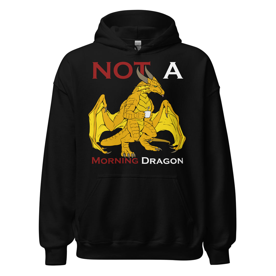 Not a Morning Dragon Gold Unisex Hoodie