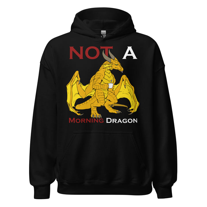 Not a Morning Dragon Gold Unisex Hoodie