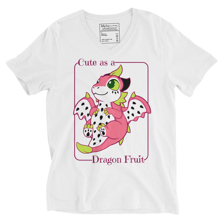 Cute as a Dragon Fruit V-Neck T-Shirt