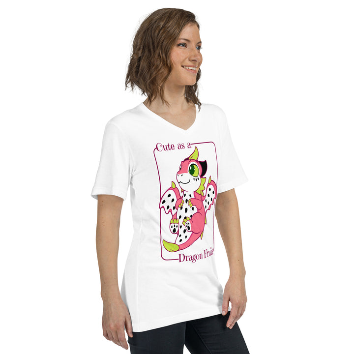 Cute as a Dragon Fruit V-Neck T-Shirt