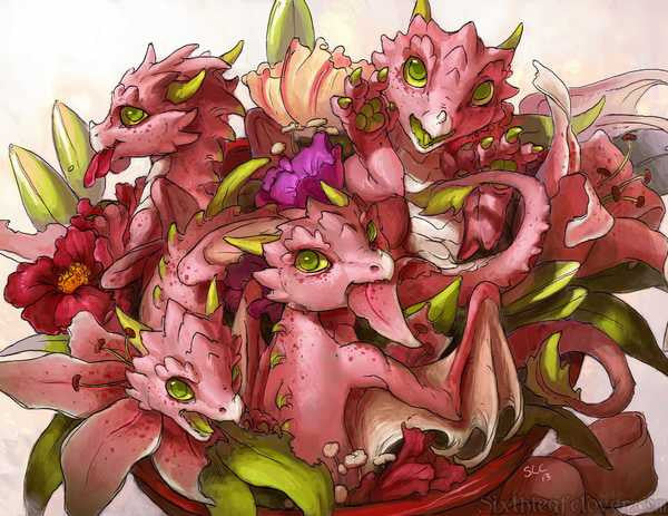 Flower Dragon Bouquet