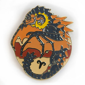 2018 Zodiac Dragons Aries Pin