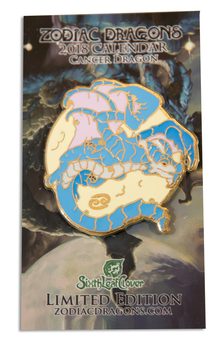 2018 Zodiac Dragons Cancer Pin