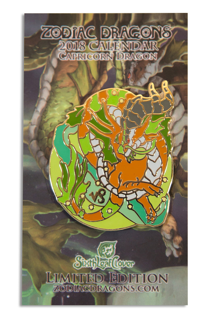 2018 Zodiac Dragons Capricorn Pin