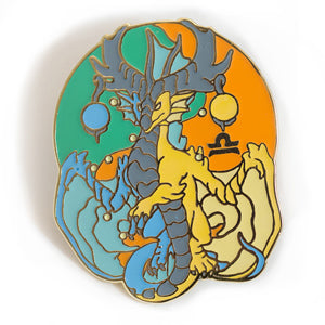 2018 Zodiac Dragons Libra Pin