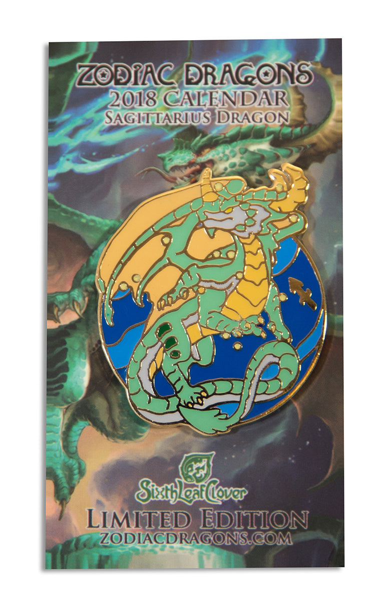 2018 Zodiac Dragons Sagittarius Pin