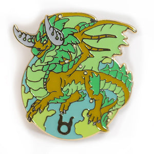 2018 Zodiac Dragons Taurus Pin