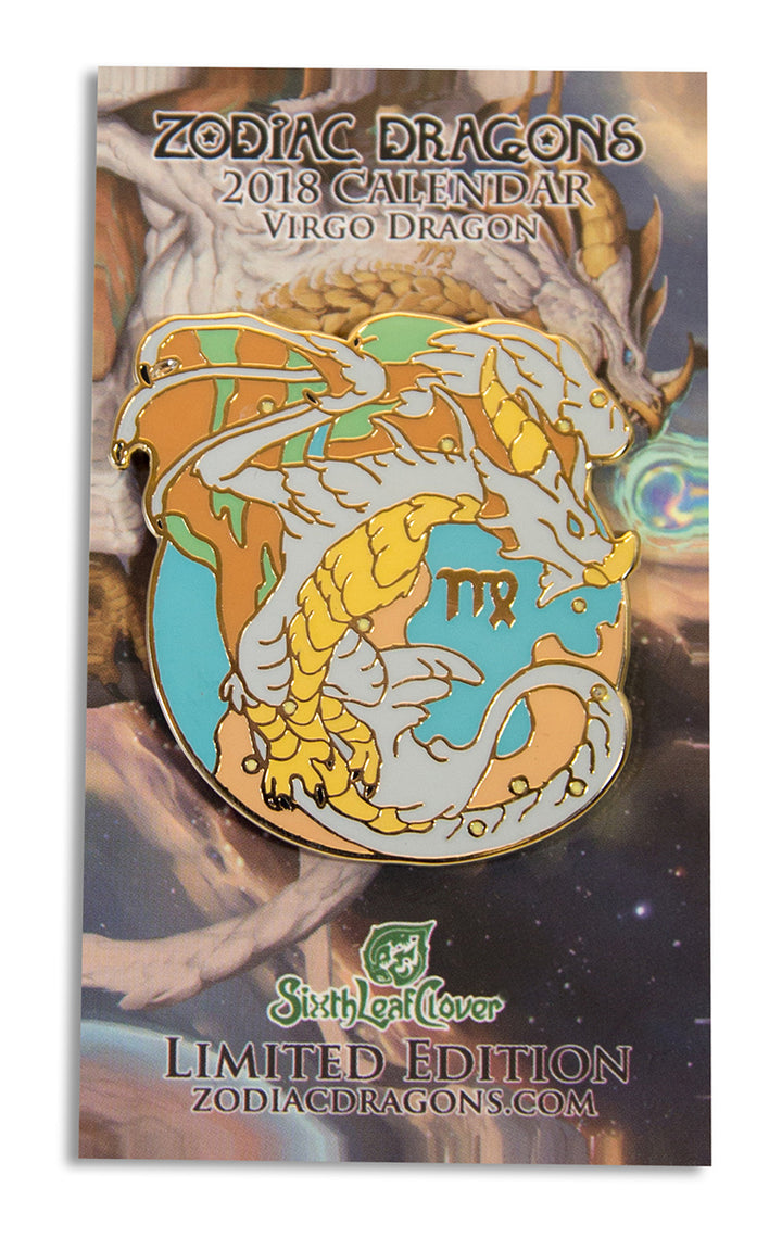 2018 Zodiac Dragons Virgo Pin