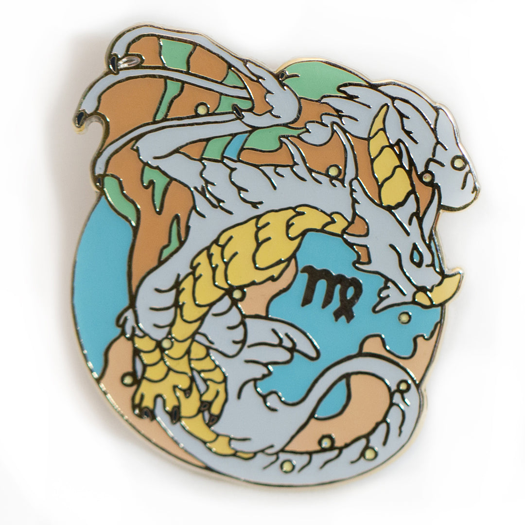 2018 Zodiac Dragons Virgo Pin