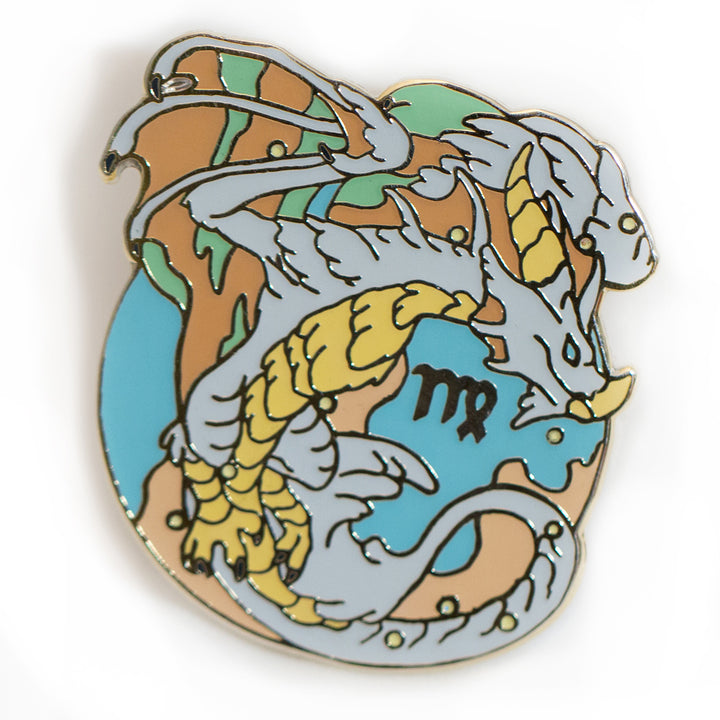 2018 Zodiac Dragons Virgo Pin