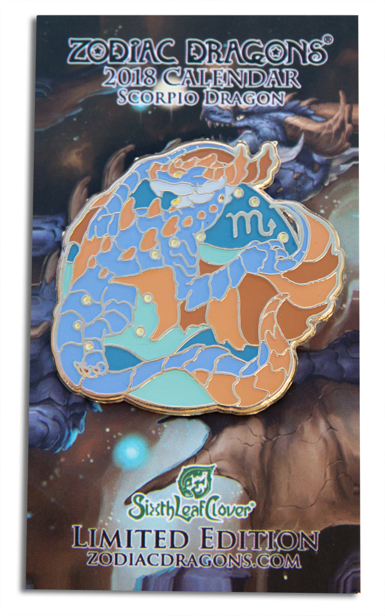 2018 Zodiac Dragons Scorpio Pin