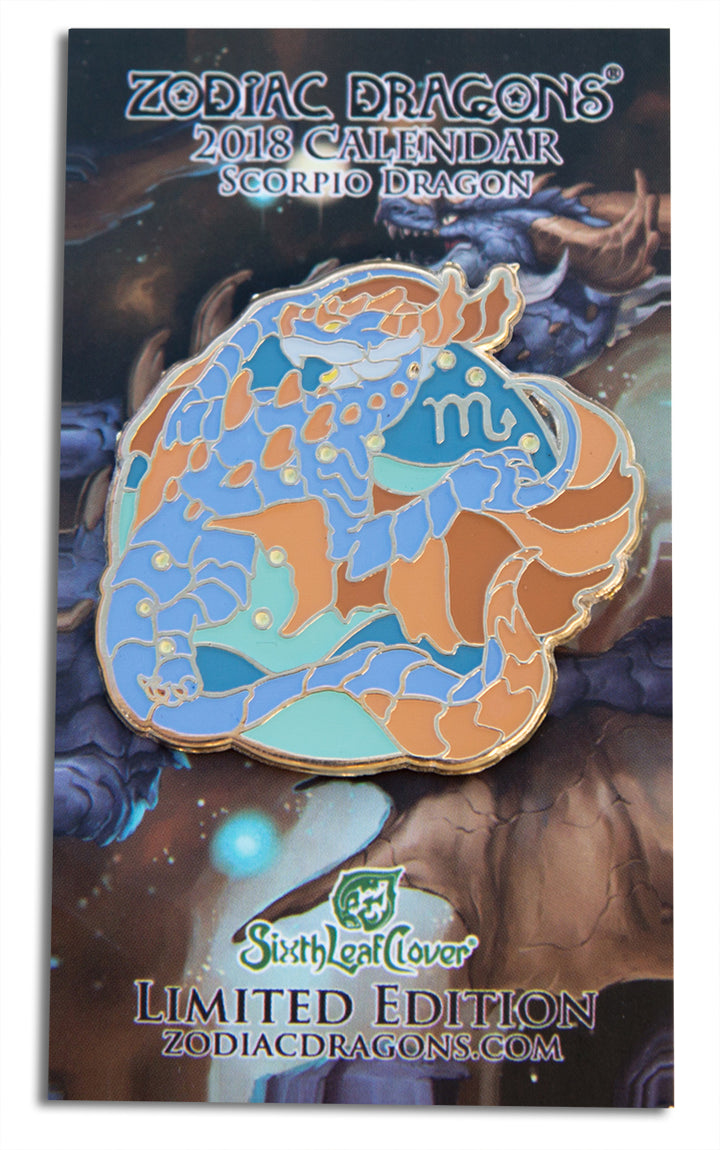 2018 Zodiac Dragons Scorpio Pin