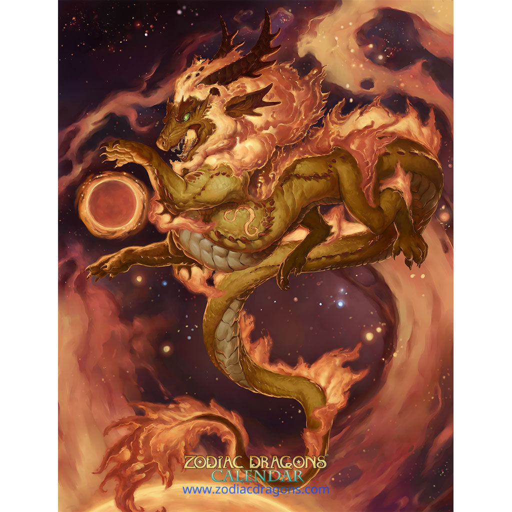 2018 Zodiac Dragon Leo, an Art by SixthLeafClover