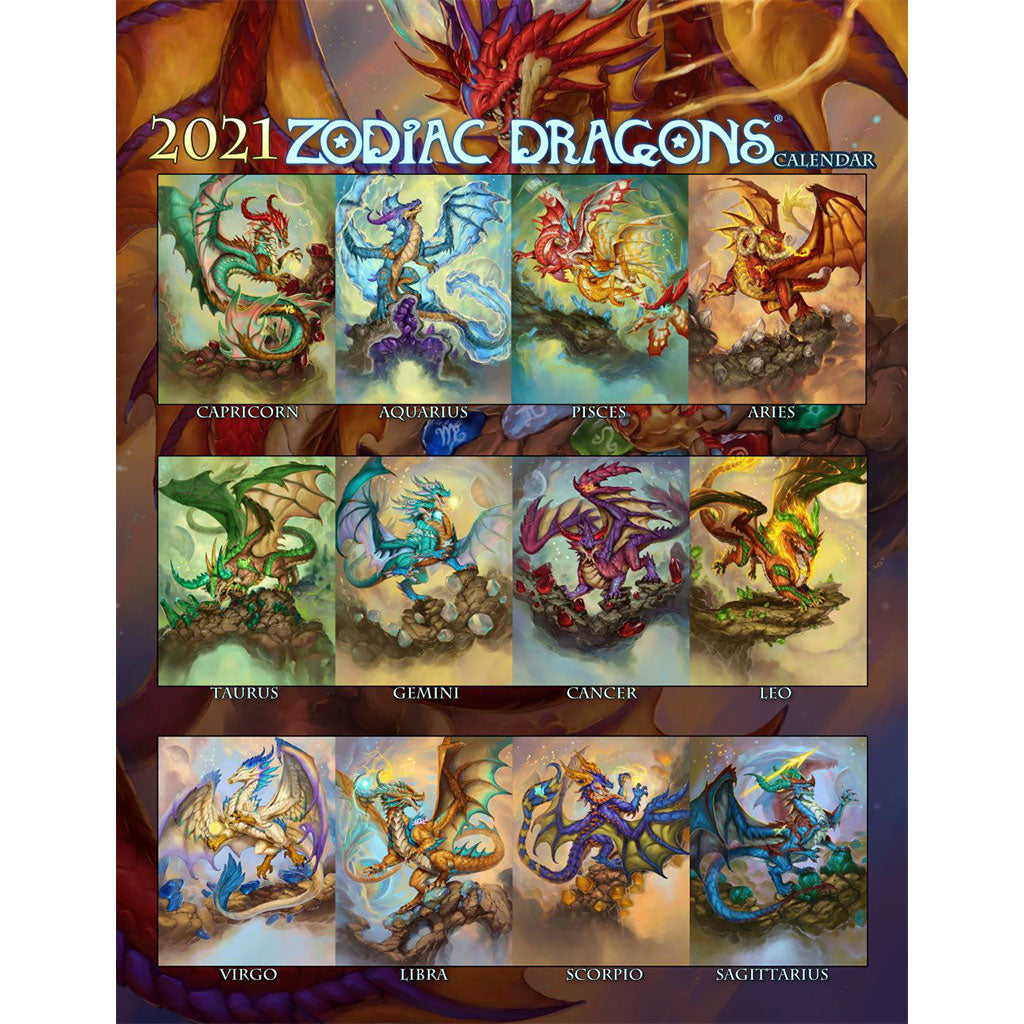 2021 Zodiac Dragons Poster