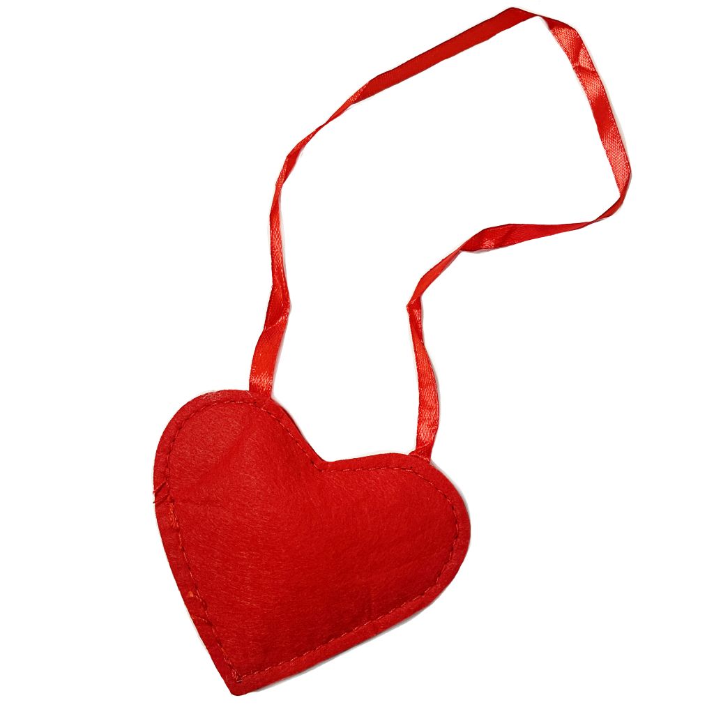 Plush Heart Accessory