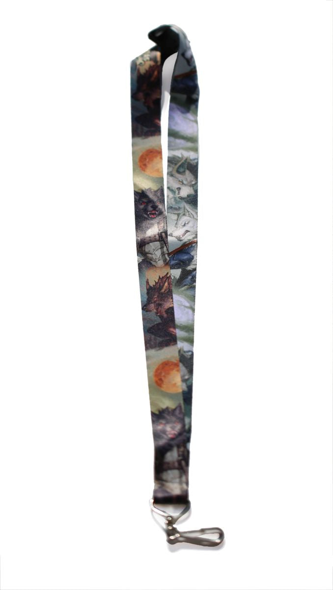 Werewolf Full Moon Lanyard