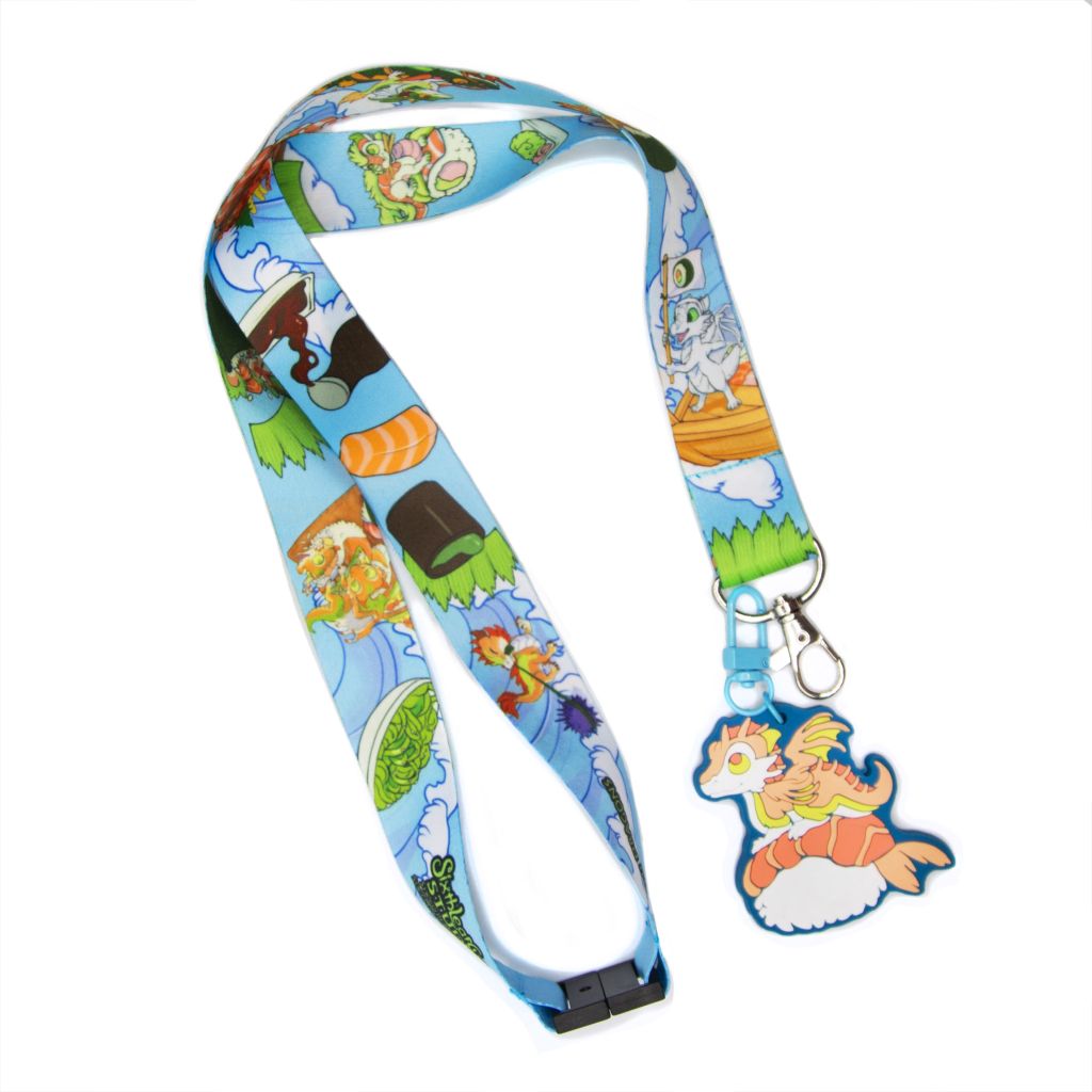 Sushi Dragon Party Lanyard