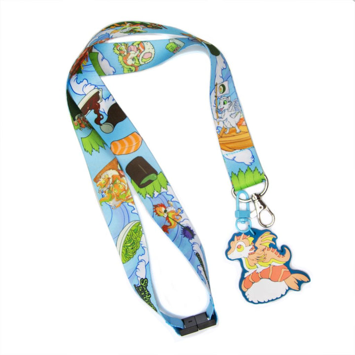Sushi Dragon Party Lanyard