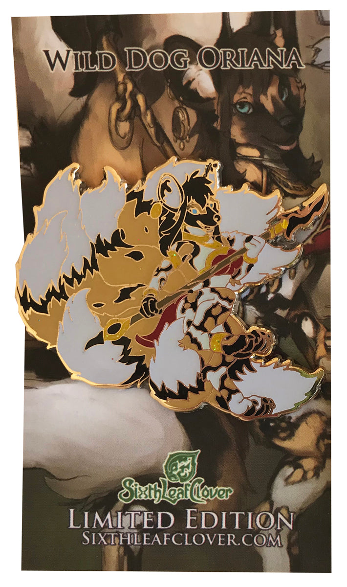 Wild Dog Oriana Pin