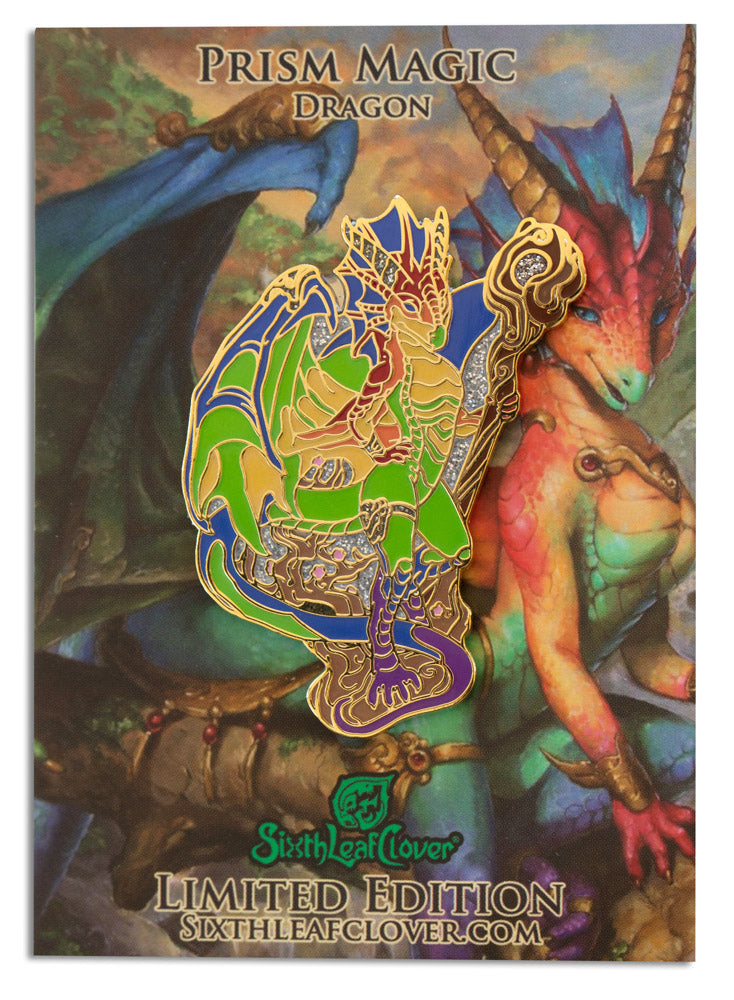 Prism Magic Dragon Pin