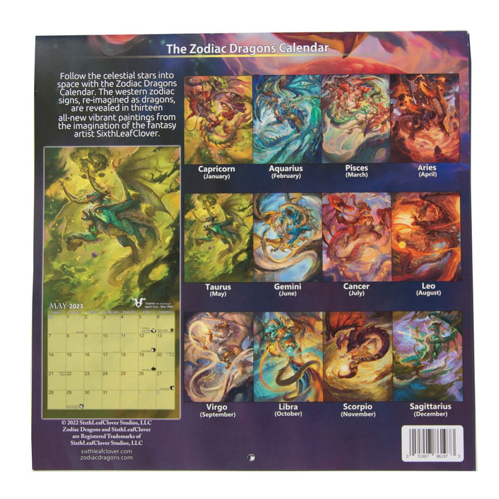 2023 Zodiac Dragons Calendar