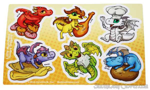 Hungry Munchers Sticker Sheet