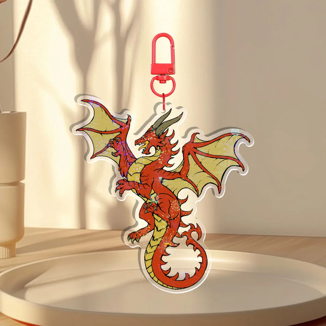 Red Dragon Keychain