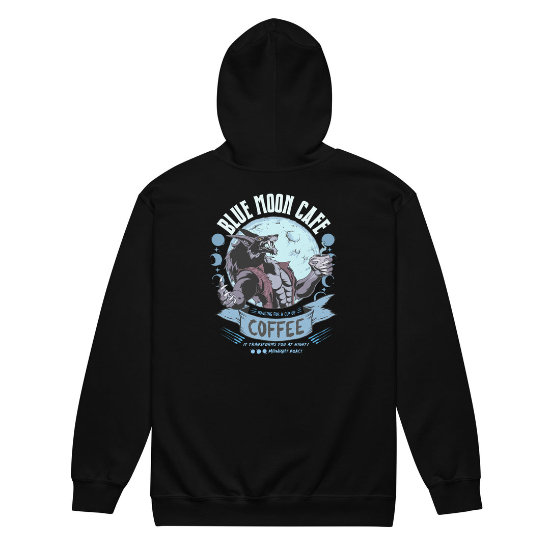 Blue Moon Cafe Unisex Zip Hoodie [CON]