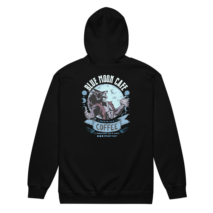 Blue Moon Cafe Unisex Zip Hoodie [CON]