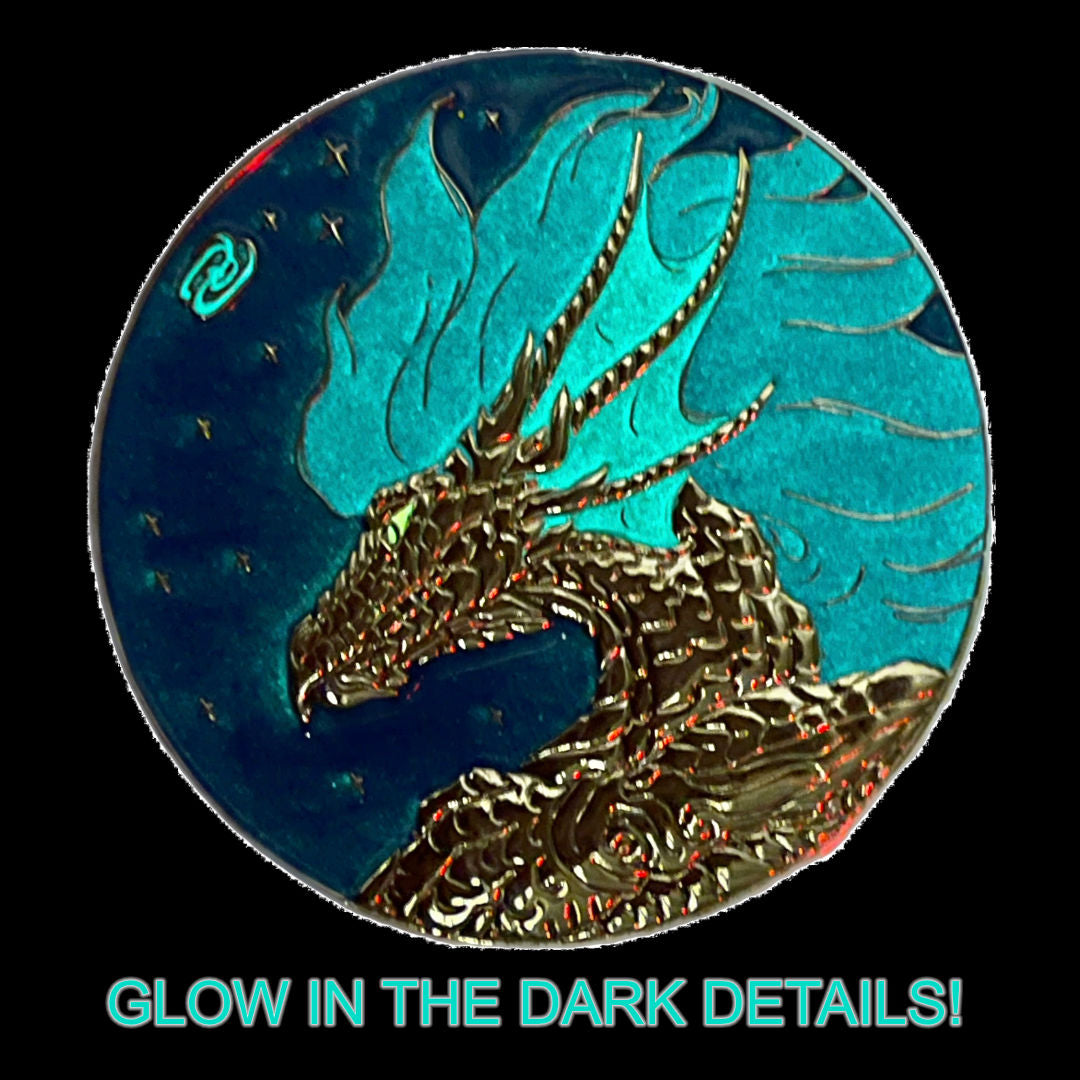 Winter Solstice Dragon Coin (Glow-in-the-Dark)