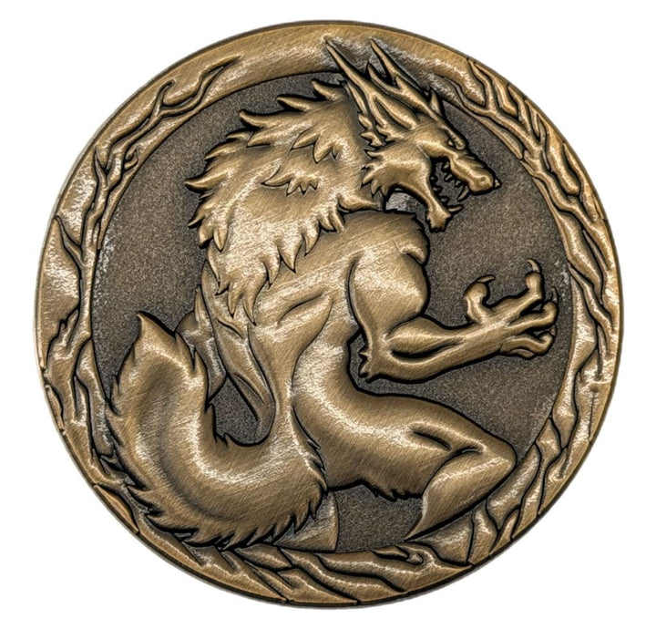 Full Moon Werewolf Collectible Coin