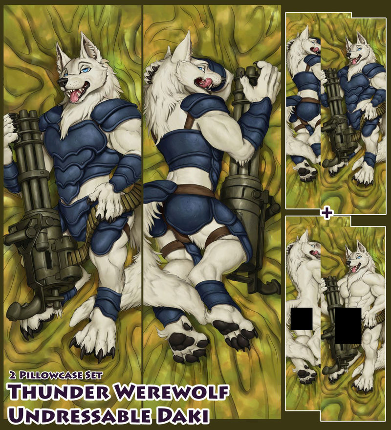 Thunder Werewolf Dakimakura [Mature]