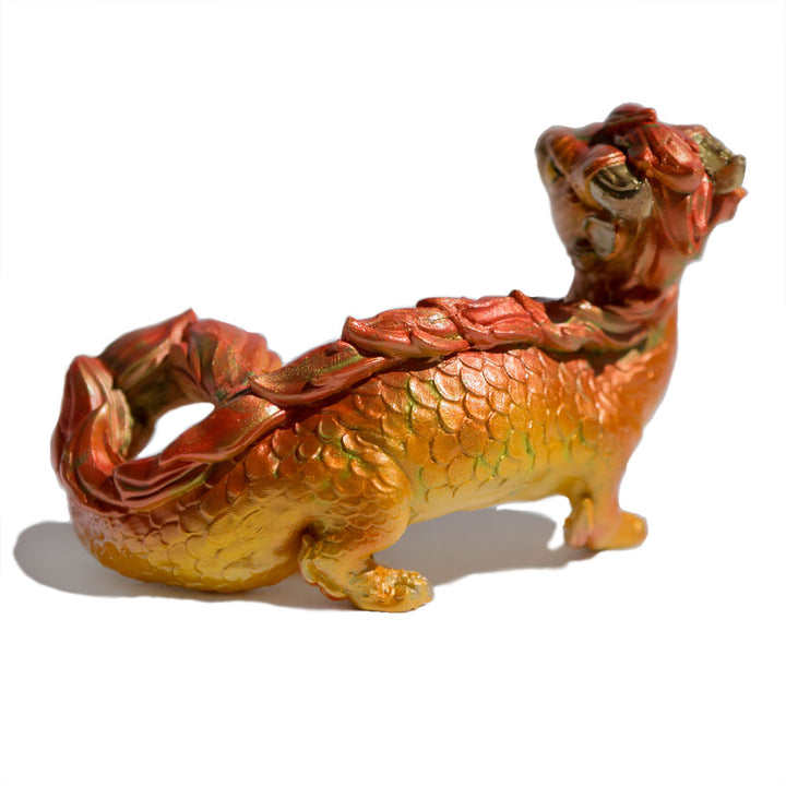 Eastern Dragon Figurine Special Autumn Leaf Edition