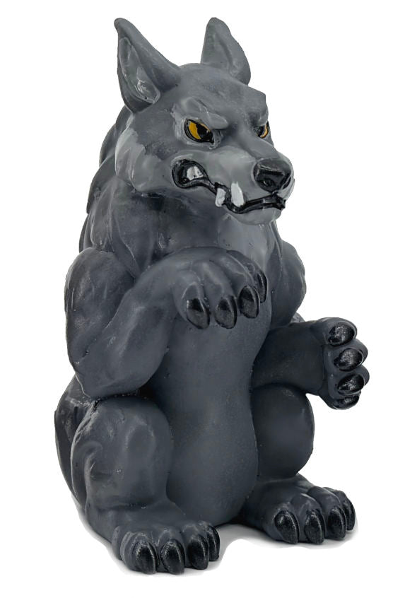 Werewolf Coin Holder Figurine