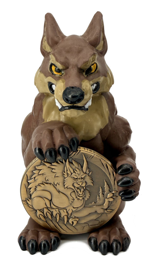Werewolf Coin Holder Figurine