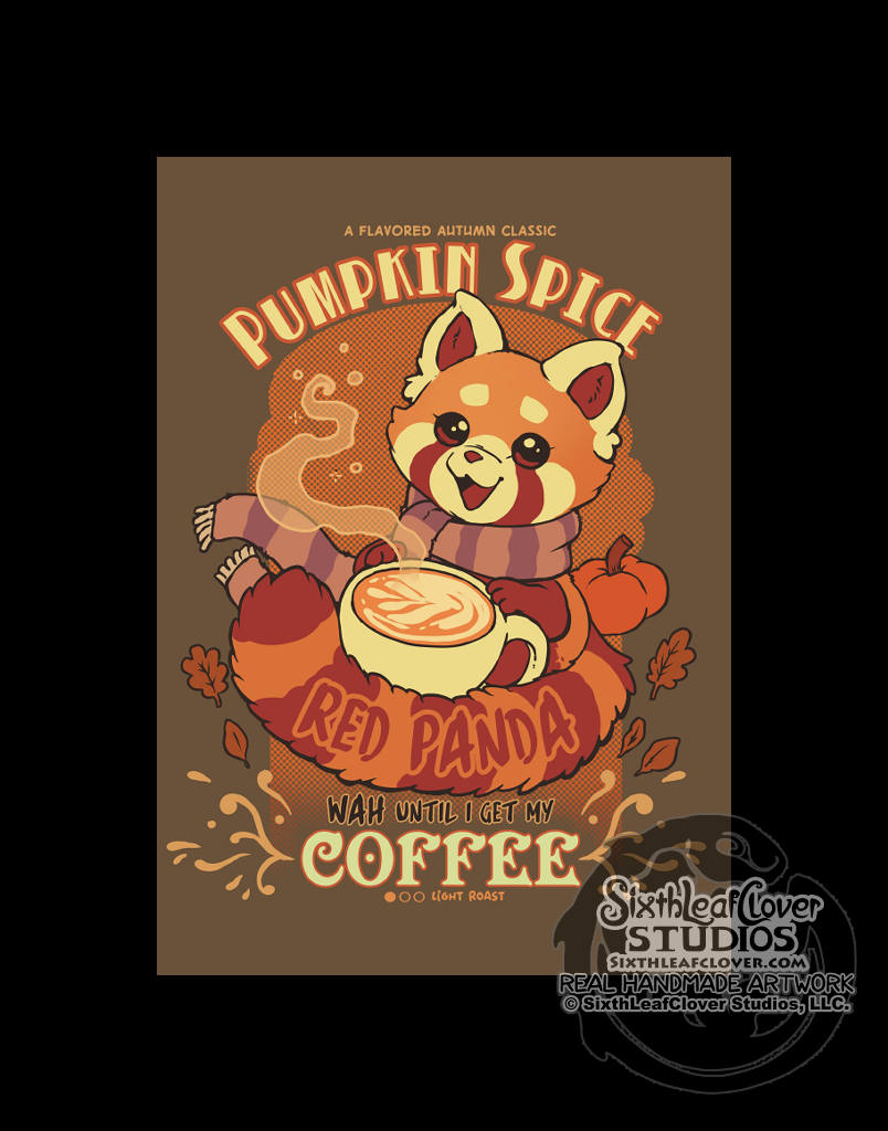 Pumpkin Spice Panda