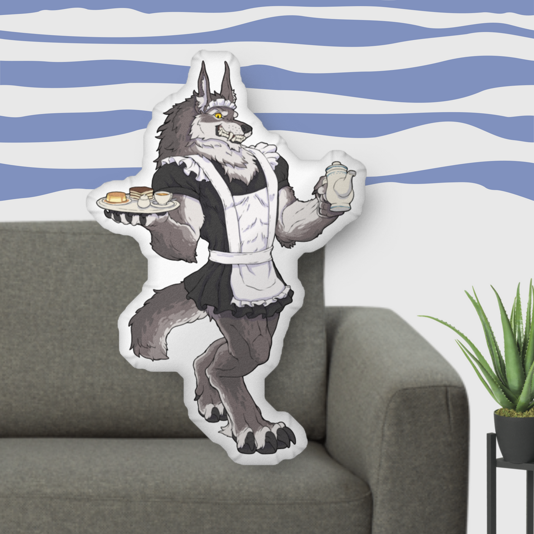 Maid Werewolf shaped pillow